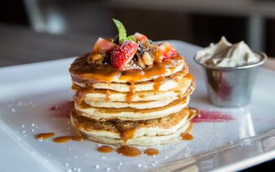 Delicious and Healthy Vanilla Bean Pancakes Snack